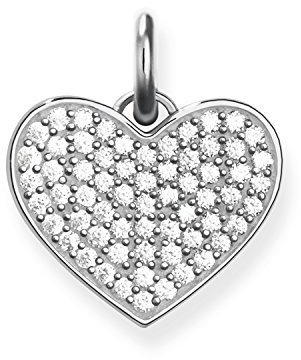 Thomas Sabo Damen Anhänger Herz Pavé 925 Sterling Silver LBPE0022-051-14