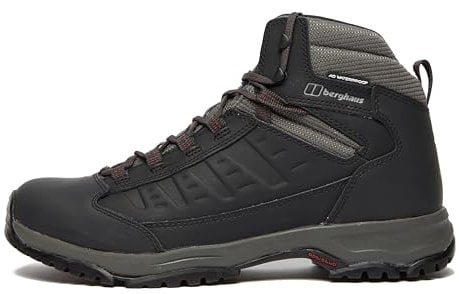 Berghaus Men's Expeditor Ridge 2.0 Waterproof Walking Boots | Breathable | Durable | Extra Cushion, Black/Red, 11.5