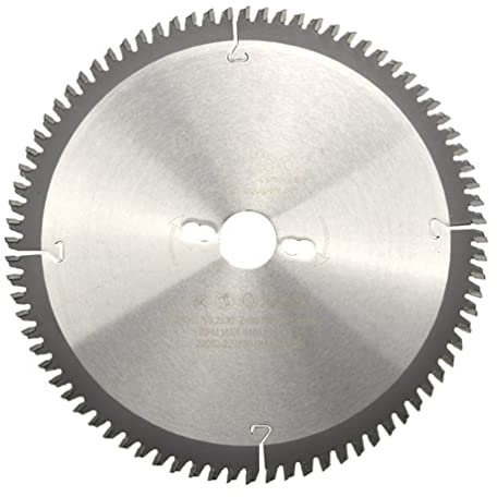 DIAMWOOD - Lame de Scie Circulaire Bois Alu HM Finition pour Scie à Onglet | Découpe Parfaite | Diamètre 255 mm | 80 Dents Trapézoïdales Plates Négatives | Alésage Possible 30,25, 20 mm ép. 3,2/2,2 mm