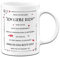 Tassenbrennerei Tasse mit Spruch Ich Liebe Dich - Geschenk für Freundin, Geschenk für Freund Tassen mit Sprüchen (Weiß/Rot)