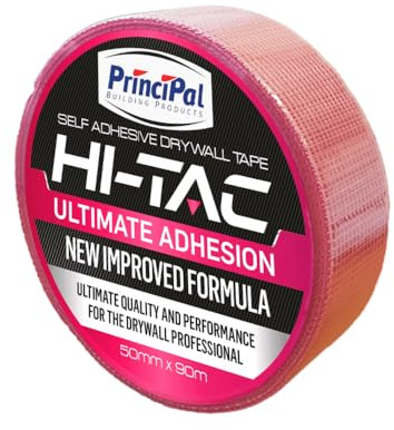 Hi-Tac Self Adhesive Drywall Scrim Tape 48mm x 90M Drywall Plasterers Mesh Tape (2)