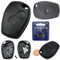 Repair Reparatur Satz Auto Schlüssel Austausch Gehäuse mit 2 Tasten und Batterie kompatibel für Renault Twingo Clio Kangoo Wind Modus Master Dacia Sandero Duster Logan Lodgy Dokker Opel Movano Vivaro