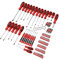 Neilsen CT2551 106 Pieces Screwdriver and bits Set with Storage Pouch - Red