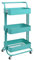 T-LoVendo Carro De Cocina Metalico con Ruedas. Carrito Auxiliar Multiuso.3 Cajones de Almacenamiento. 85x43x37cm. Ideal para Frutas, Verduras, Cocina, Salón, Oficina. Color Verde