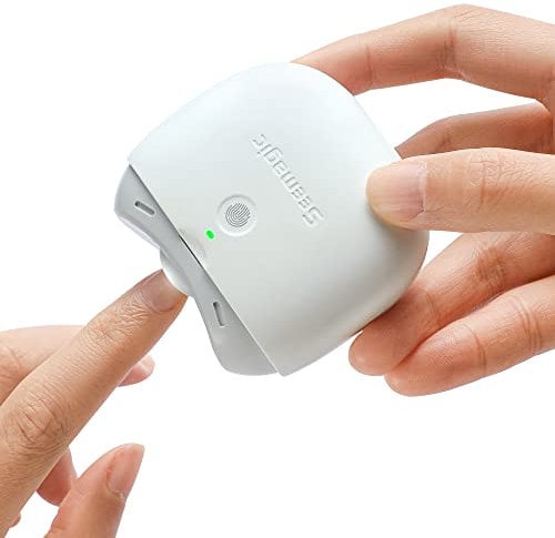 Diirglus Electric Automatic Nail Clipper with Light & 2 Speeds,Fingernail Cutter and File 2 in 1 Design, Nail Scraps Storage,USB Rechargeable Safety Fingernail Trimmer for Baby, Kids, Seniors