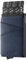 VULKIT Pop Up Porte Carte Bancaire Anti Piratage avec Fentes en Cuir Porte Carte Homme Slim RFID Porte Carte Métallique pour 5-9 Cartes, Bleu