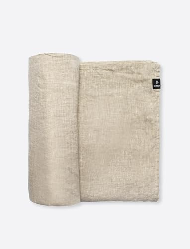 Himla Tischdecke Sunshine - 145x330 cm - Farbe: Oatmeal (Beige) - 100% Leinen