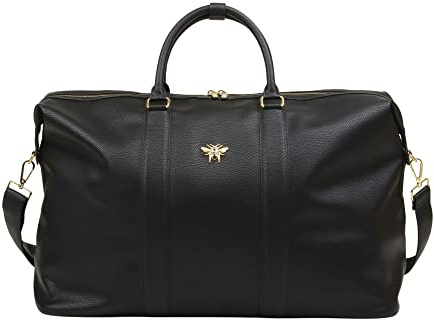 Alice Wheeler Bee Große Weekender Reisetasche, Schwarz , Large