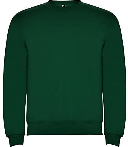 ROLY Sudadera Clásica 1070 Hombre Sin Capucha Gramaje: 280 g/m² Verde Botella 56 XXL