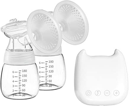 Breast Pump,Electric Breast Pump 2 Modes 9 Suction Levels Portable Automatic Breast Pump Set Comfort Breastfeeding Milk Collector for Home Office Travel