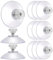 Saugnapf Haken 12 Stück Saugnapf Set,Saugnäpfe mit Gewinde Fenster Saugnäpfe,40mm Saugnäpfe Für Glasscheiben,Saugnapf Groß,Saugknöpfe Für Sonnenschutz für Glas Spiegel Fenster Wand Tür Tischplatte