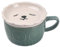 Keramik Katze Kaffeebecher, Katzentasse Niedliche, Tier Frühstück Tee Tasse Set 300ml mit Deckel, Schöne Katze Keramik Tasse Teebecher für Geburtstag Festivals Geschenke Mädchen Jungen (Schaf)