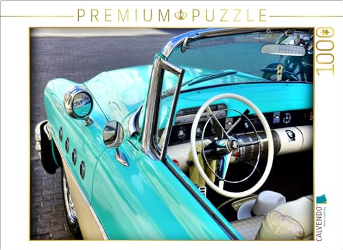 CALVENDO Puzzle Der US-Oldtimer Buick Super in Kuba | 1000 Teile Lege-Größe 64 x 48 cm Foto-Puzzle für glückliche Stunden
