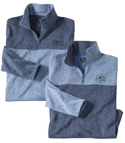 ATLAS FOR MEN - Set di 2 Felpe in Pile - M