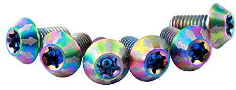 Happyyami 6pcs Movie Night Decorations Brake Disc Bolts Screw Assorted Bike Screws Mini Bees Rotor Retaining Screw Titanium Bike Bolts Cycle Brake Bolts Screws Brake Pads M5 Fold Pendant