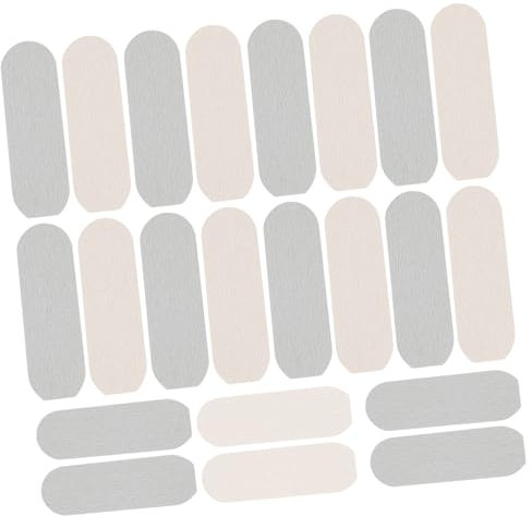 SOESFOUFU Foot Care File Refill Pads 20pcs Pedicure Foot File Sand Paper Strips for Hard Cracked Feet