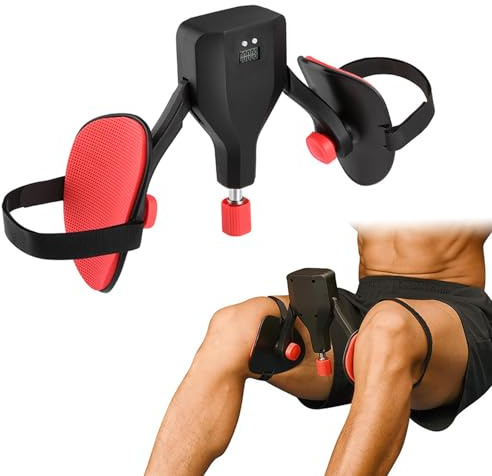 Wooa Thigh Master - Equipo de Ejercicio de Resistencia Ajustable de 75 Libras, Pierna y Muslo Interior con Contador, ejercitador de Kegel, Entrenador de Suelo pélvico, Entrenador de Cadera para