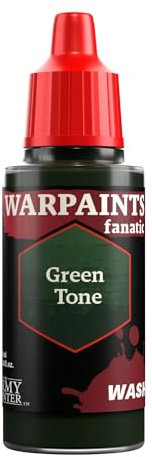 The Army Painter, Warpaints Fanatic Washes Green Tone Single Acrylics Miniature Hobby Painting, Quality Paint for Miniature Wargaming