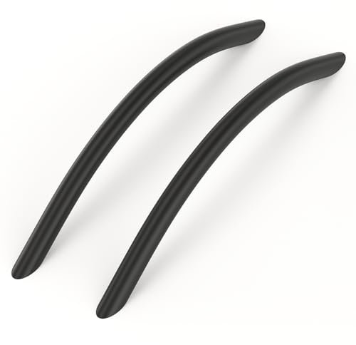 LONTAN 10 Stück Schrankgriffe 160mm lochabstand Griffe für Küchenschränke Möbelgriffe Küchengriffe Griffe Schwarz Schranktürgriffe Griffe Möbel für Badezimmer, Schlafzimmer