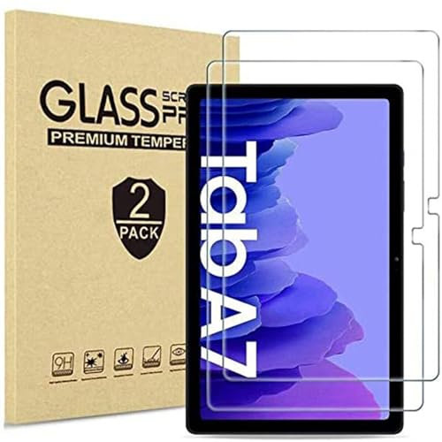 PROTech 2x Pack- Premium Tempered Glass Screen Protector for Samsung Galaxy A7 T500, T505 10.4 inch (2020),T509(2022) T509 [ SM-T503/SM-T500/T505/T507] Ultra Clear with 9H Hardness