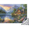 VFKLZCNYR Puzzle Montagne 1000 Pièces, 1000pcs (75x50cm), Intermédiaire, Unisex, 14 ans et plus