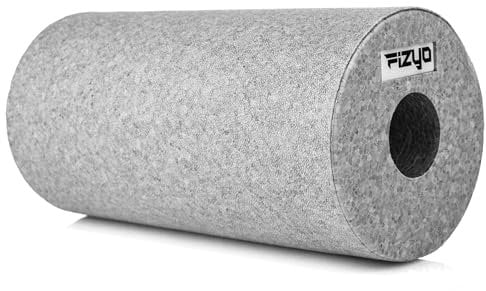 Fizyo Rouleau de fascia pour le fitness, le yoga et la rééducation, rouleau d'automassage pour le dos et la colonne vertébrale, Foam Roller en mousse EPP moyennement dure