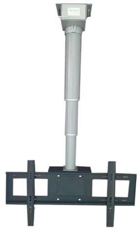 tv Wall Mount' Elektrischer TV-Lift – verstellbare Decken-TV-Halterung – TV-Wandhalterung, motorisierte Riser-Halterung mit Fernbedienung, motorisierte Deckenhalterung, 90° hochklappbar, passend für