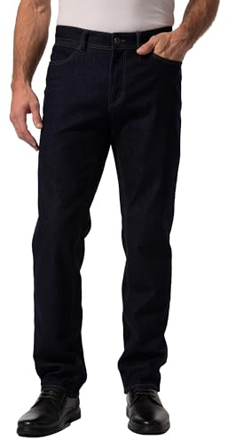 Boston Park Herren große Größen Menswear L-8XL Jeans, Bauchfit, Regular Fit, 5-Pocket, bis Gr. 72/36 Dark Blue Denim 58 834628903-58