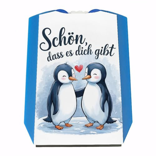 Pinguine mit Herz Parkscheibe - Schön, DASS es Dich gibt Lustiges Valentinsgeschenk für Autofahrer mit Spruch
