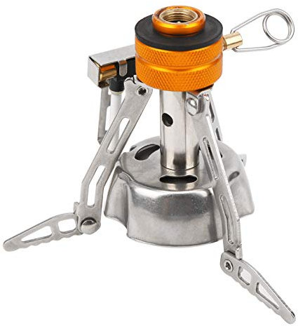 Mini four de camping, réchaud à gaz portable d'extérieur, réchaud à gaz coupe-vent, brûleur de pique-nique pliable pour l'alpinisme, le camping, la randonnée, la cuisine