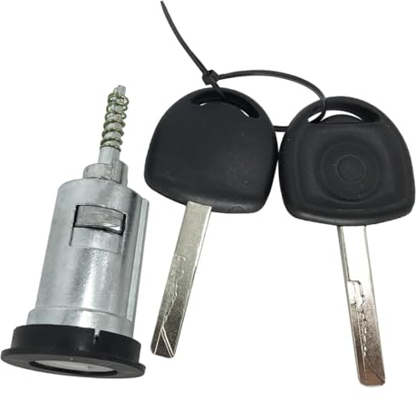 Hajus 9191080 Schließzylinder Zündschloss + Schlüssel 913653 kompatibel mit Opel Omega B Vectra A B Calibra A