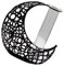 ibasenice Jardinière Décorative en Forme De Lune Tube Hydroponique Accessoires Décoratifs pour La Maison Vase À Fleurs Centres De Table Pot De Fleurs en Forme De Lune Vase