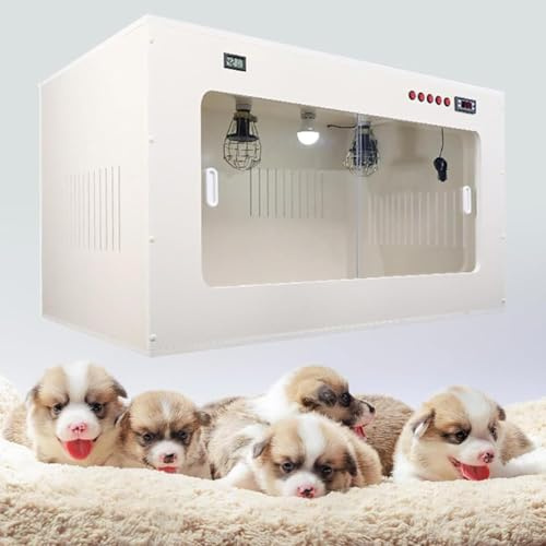 HajMyrdonyx Incubatrice Per Gatti E Cuccioli, Incubatrice Per Animali Domestici Con Riscaldamento, A Temperatura Costante, 60 * 50 * 50cm