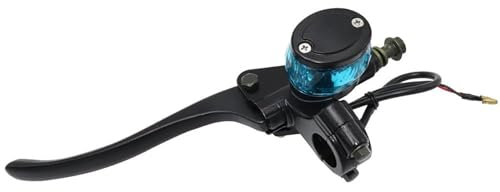 LPKGHBZNT Leva Frizione Freno Moto Leve Freno Frizione Idraulica Universale per Moto da 22 Mm Pompa Anteriore con Pistone da 14 Mm per Ducati Leva Freno Frizione Accessori(Black Left)