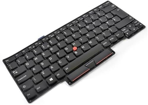 fqparts Teclado portátil para For Lenovo For ThinkPad X1 Carbon 1st Gen Negro UK Edition Year 2013