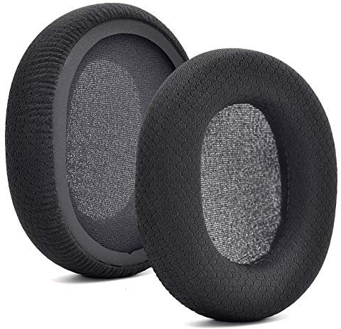 Arctis 3/5 / 7/9 Replacement Black Fabric Ear Pads Cushion Compatible with SteelSeries Arctis 3 / Arctis 5 / Arctis 7 Arctis 9 / Arctis 1 / Arctis pro Lossless Wireless Gaming Headset Headphone
