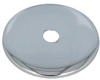 tecuro Hahnrosette Ø 10 mm x Ø 61 mm x Höhe 5 mm, Messing verchromt