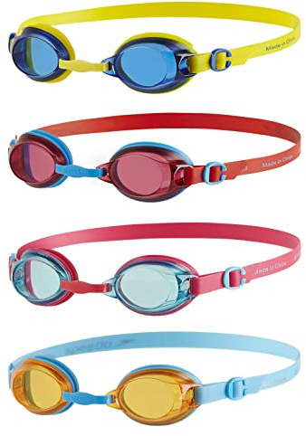 Speedo Jet Junior Schwimmbrille, Unisex, für Babys, zufällige Farben, Einheitsgröße