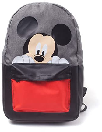 DISNEY Mickey Mouse Print Backpack, Multi-colour (BP771351MCK) Rucksack, 28 cm, 20 liters, Mehrfarbig (Multicolour)
