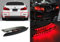 2 x schwarz Rauchglas-Linse Stoßstange hinten Reflektor LED Nebel Schwanz Stop Bremslicht DRL für 2009–13 F10 F11 5 Serie Pre LCI