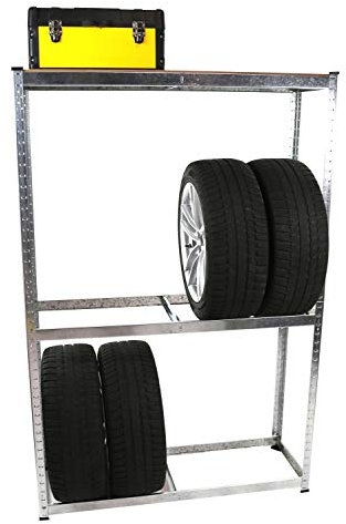 Merschbrock Trade GmbH Reifenregal, 180 x 119,5 x 40 cm, für 8 Reifen