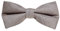 MASADA Herren beige karierte Fliege vorgebunden, stufenlos verstellbar, handgefertigt mit Hakenverschluss - 12 x 6 cm