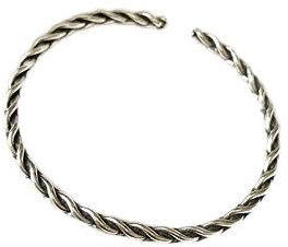 925 Sterling Silber Armreifen & Armband Frauen Paare Thai Silber Schmuck Vintage Weaving Handmade Party Zubehör