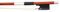 Cellobogen 4/4 Größe Violine Pernambuco Runder Stick Ebony Leere Frosch Silberteile