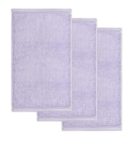 Möve Superwuschel Gästetuch 30 x 50 cm aus 100% Baumwolle, Lilac 3er Set