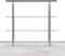 Lospitch Edelstahl-Handlauf Geländer für Balkon Brüstung Treppen mit/ohne Querstreben (150cm, 2 Querstreben)