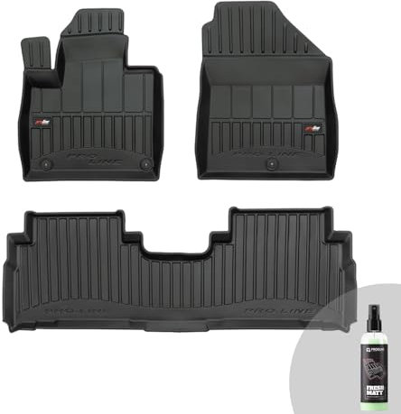 FROGUM ProLine 3D Gummimatten Exklusiven Auto Fußmatten Autofussmatten für Kia Sorento III 2014-2020 | Die höchsten Kanten