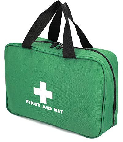 Botiquín de Primeros Auxilios 230 Piezas, Kit de Emergencia y Supervivencia con Bolsa de Hielo, para Hogar, Automóvil, Oficina y Camping, Incluye Materiales Esenciales para Primeros Auxilios