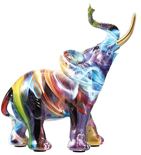 BESPORTBLE Harz Elefant Dekoration Mini Statue Einzigartige Home Office Decor Tabletop Ornament Harz Tier Schmuck