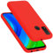 Cadorabo Custodia compatibile con Huawei P SMART 2020 in LIQUID ROSSO - Coperchio protettivo in silicone TPU flessibile